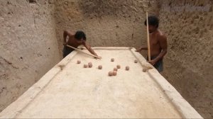 Создание Бильярдного стола в лесу.