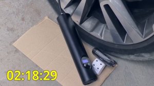 Автономный автомобильный компрессор.  На сколько его хватило