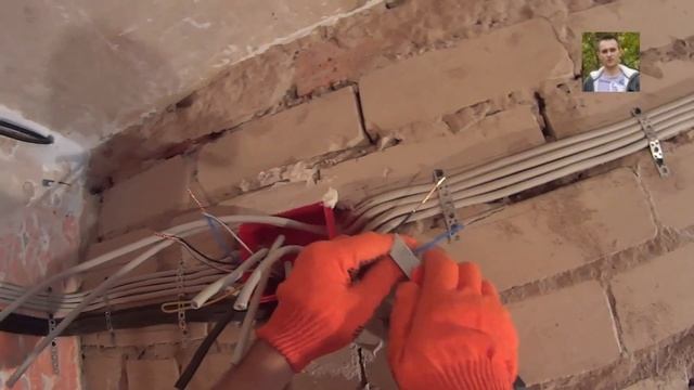 Монтаж электропроводки своими руками видео ЧАСТЬ 4