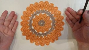 Ажурная салфетка "Красотка" .Трендовый цвет и много нюансов