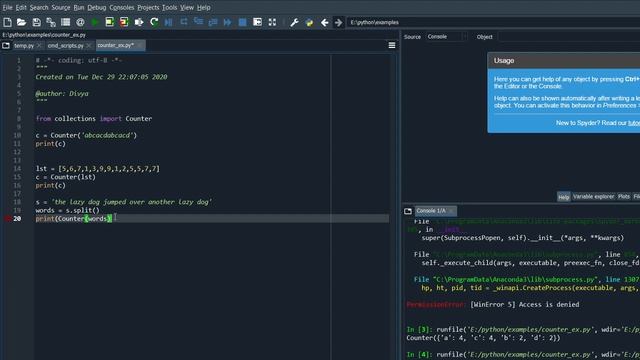 Counter class in Python | Counter in python collections | python collections смотреть онлайн