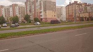 г. Новополоцк. поездка на автобусе 10 Автовокзал Новополоцк—Автовокзал полоцк