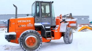 Погрузчик Hitachi LX110 7 обзор