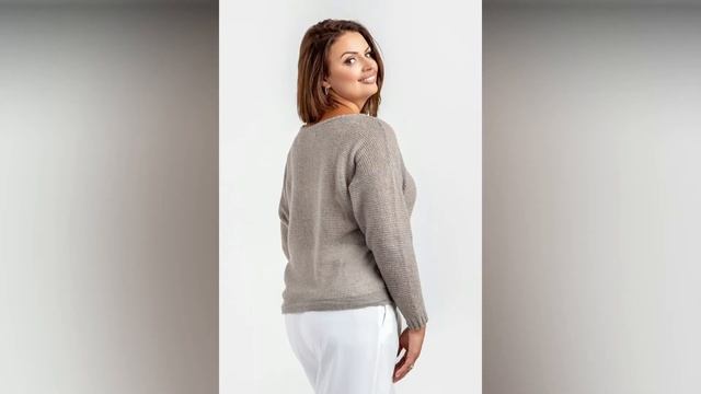 Купить женский джемпер большого размера смотреть онлайн