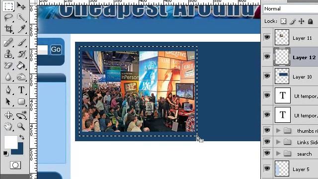 Create PSD Photoshop Template Content Text Lesson 11 смотреть онлайн