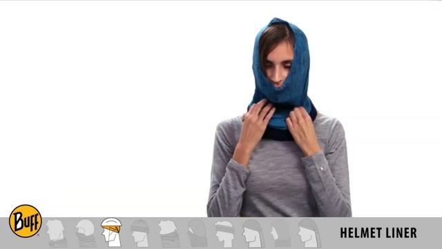 Как носить шарф-трубу Buff из серии Polar