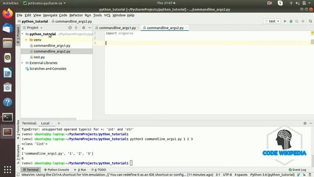 Commandline arguments parsing in python | Python tutorial for beginners