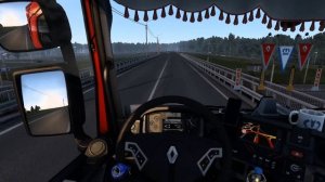 [#ЕТS2]РЕЙС ЕДУ НА #RenaultT ИЗ ЛУГИ ДО СПБ РАБОТАЮ САМОСВАЛЬЧИКОМ