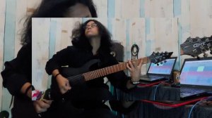 My 7 strings guitar on beast mode. Not in emo mode.Cort Kx307ms
