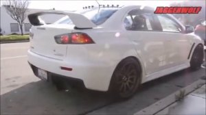 Выхлоп Mitsubishi lancer evolution X