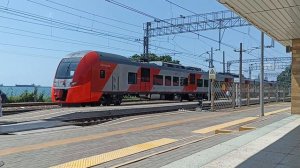 Электропоезд ЭС1-013 «Ласточка» Туапсе — Аэропорт
