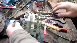 проверка генератора на снятую не устанавливая на автомобиль
