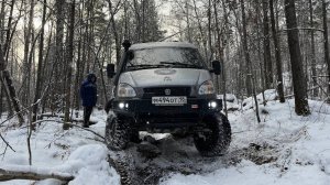 Добрались с четвёртой попытки до Белого Камня!                                Соло выезд Соболь 4х4