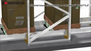 Складские стеллажи с системой SHUTTLE