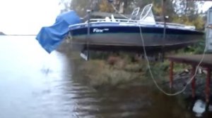 Подъем катера