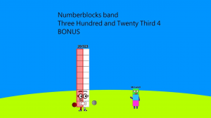 Numberblocks band Three Hundred and Twenty Third 4 + BONUS