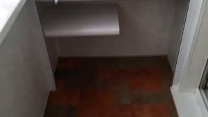 Тумба с рольставней на балкон и/или лоджию (пример реализации)