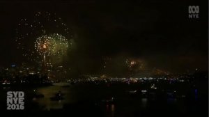 эффектный!!! 2016 Новый год фейерверк SYDNEY AUSTRALIA