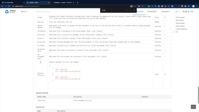 Laravel vue frontend and backend file validation ( image ) | Part - 10