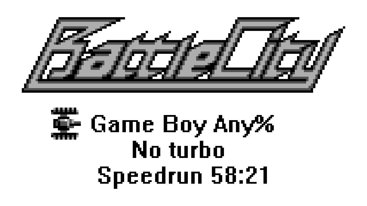 [Спидран] Battle City Game Boy Any% No turbo (Speedrun) 58:21 смотреть онлайн