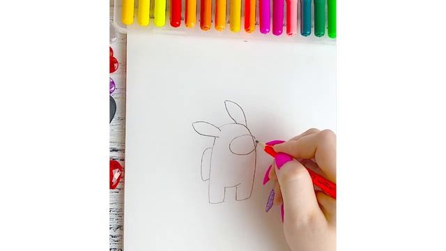 Как нарисовать скин Амонг Ас Пикачу Амонг Ас арты красивые и легкие рисунки для срисовки смотреть онлайн