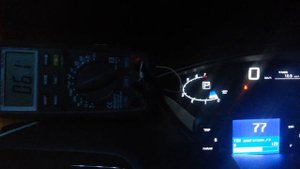 NISSAN Serena C26 замеры температуры печки и ОЖ.