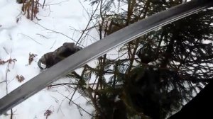 Рубка шашками свиной головы.4 Часть.Тест 6 шашек разных производителей.11.02.2017(редактировано)