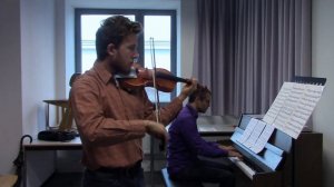 Vivaldi: Four Seasons: "Summer" Movement 3. Presto (Storm) on violin and piano