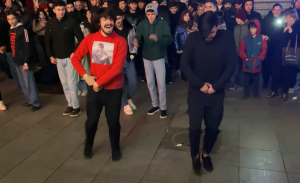 Kavkaz Dance Lezginka 2023 Парни Танцуют По Кайфу На Улице Тбилиси Чеченская Шибаба Риба ALISHKA