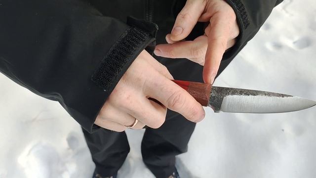 Лëгкий нож из стали К110 смотреть онлайн