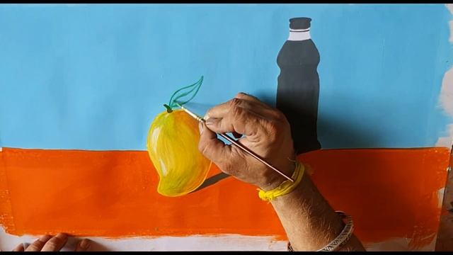 How to draw MAAZA Advertisements Poster Step by Step | maaza juice | Maaza | Daily challenge #61 смотреть онлайн