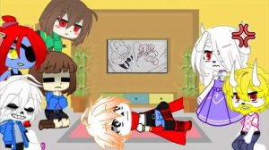 Undertale react megalovania animation|Gacha club|