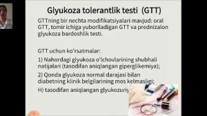 Qandli diabet klinik laborator diagnostikasi