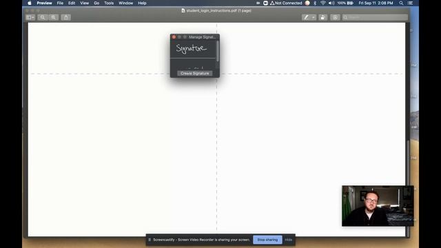 Adding a Signature to PDF on Mac using Preview смотреть онлайн