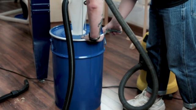 Циклонный фильтр М-1 для защиты пылесоса от опилок и стружки в столярной мастерской | vseciklony.ru смотреть онлайн