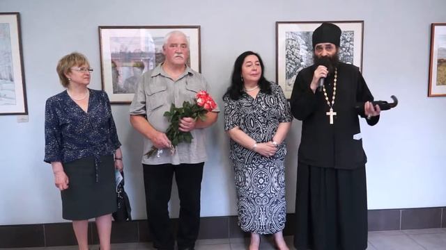 Владимир Чернов. Акварель открытие выставки 18.07.2018