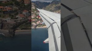 Funchal airport Landing