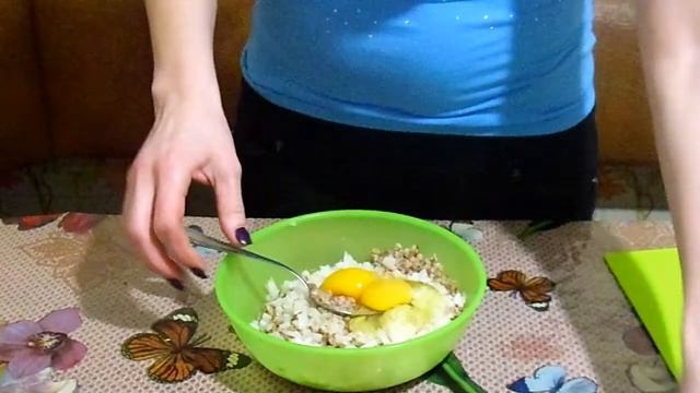Самые вкусные гренки с яйцом и гречкой