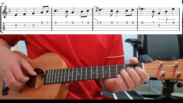 Swan Lake - Easy Beginner Ukulele Tabs With Playthrough Lesson смотреть онлайн