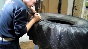 Обдираем шину ОИ-25(ЧАСТЬ 7)