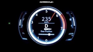 Lexus RC200t - acceleration 0-100 km/h, 0-200 km/h, 0-400 m, top speed racelogic