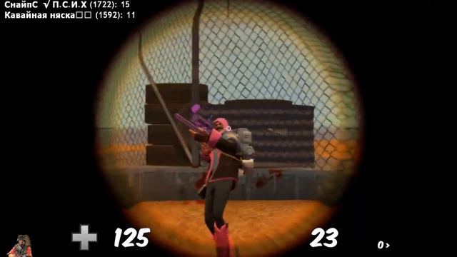 Дуэль на классе Sniper в Team Fortress 2 #1(MGE) смотреть онлайн