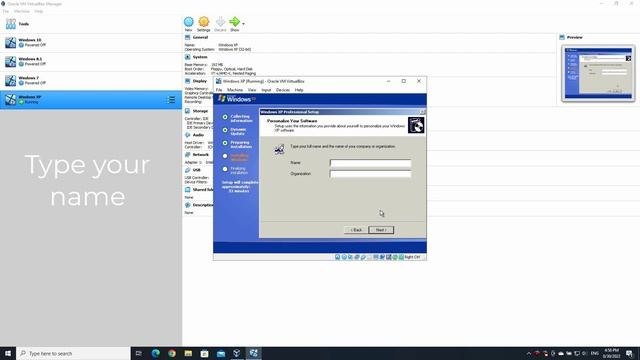 Windows XP Professional - Installation in VirtualBox смотреть онлайн