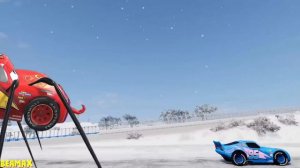 Live Epic Escape From Lightning McQueen Eater Monsters | McQueen VS Lightning McQueen | BeamNGDrive