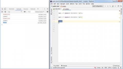3. Основы Javascript. Типы данных string, undefined, symbol