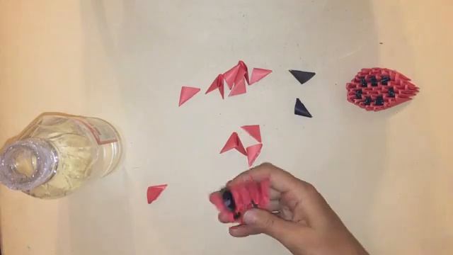 3D МОДУЛЬНОЕ ОРИГАМИ #134 БОЖЬЯ КОРОВКА смотреть онлайн