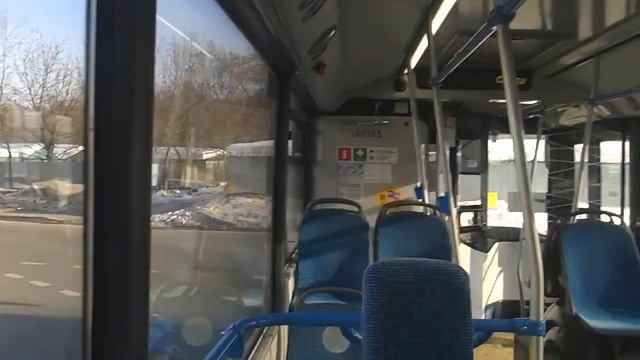 Поездка на автобусе Нефаз 5299-40-52 Маршрут 828 Метро Домодедовская - м. Красногвардейская Москва смотреть онлайн