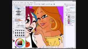 Speedpaint - Flora and Mirta (Winx)