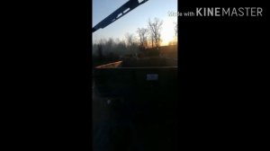 Мтз 82У, упражнение загон прицепа в гараж