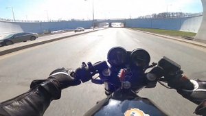 СТАНТ + ПРОХВАТ НА МОТО ПО ГОРОДУ HONDA CB-1